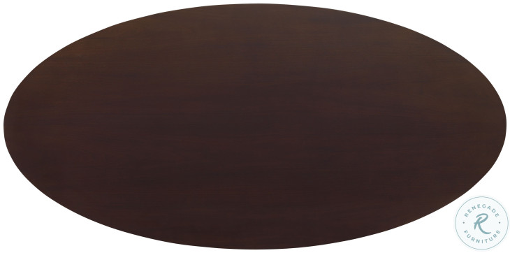 Tribeca American Walnut Oval Cocktail Table