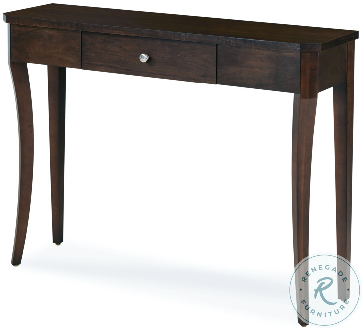 Tribeca American Walnut 1 Drawer Console Table