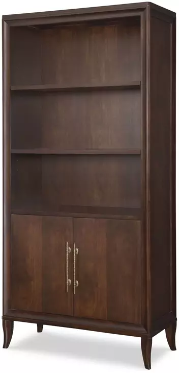 Tribeca Brown 2 Door Bookcase