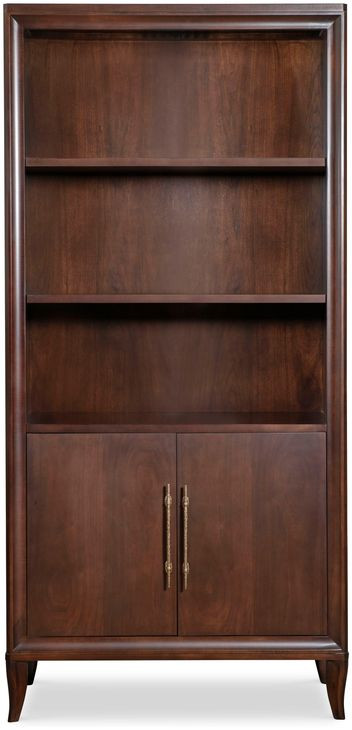 Tribeca Brown 2 Door Bookcase