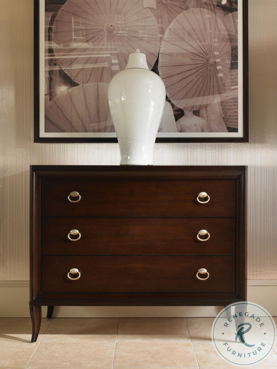 Tribeca American Walnut 3 Drawer Bachelor Chest