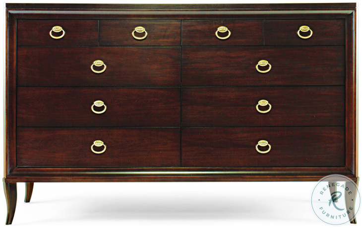 Tribeca American Walnut 8 Drawer Dresser