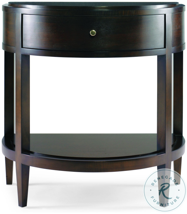 Tribeca American Walnut 1 Drawer Nightstand