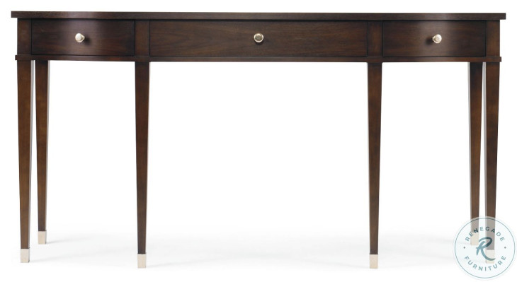 Tribeca American Walnut 3 Drawer Console Table