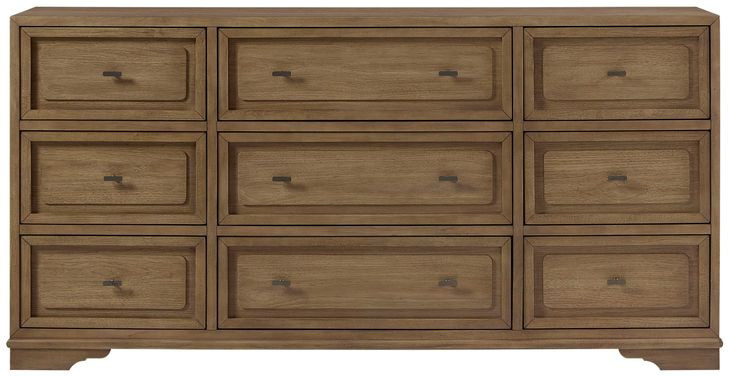 Magnolia Almond 9 Drawer Dresser