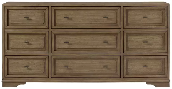 Magnolia Almond 9 Drawer Dresser