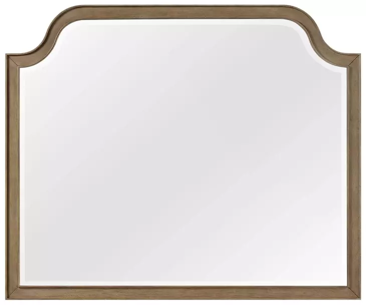 Magnolia Almond Arched Dresser Mirror