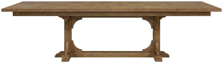 Magnolia Almond 114" Extendable Rectangular Dining Table