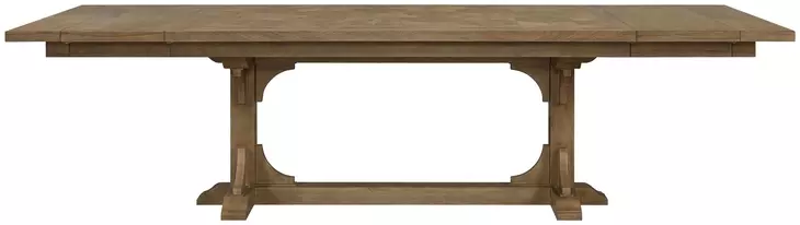 Magnolia Almond 114" Extendable Rectangular Dining Table