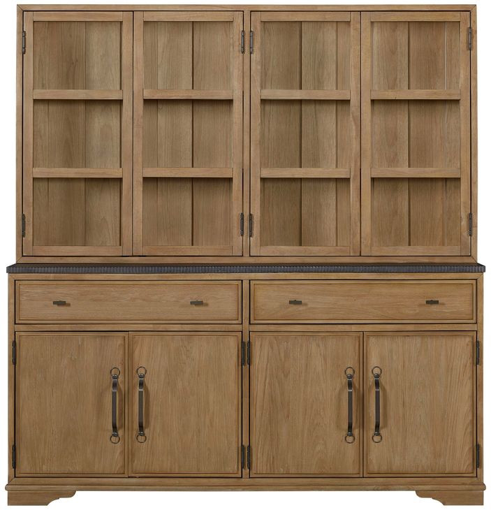 Magnolia Cashew 8 Door Hutch and Buffet