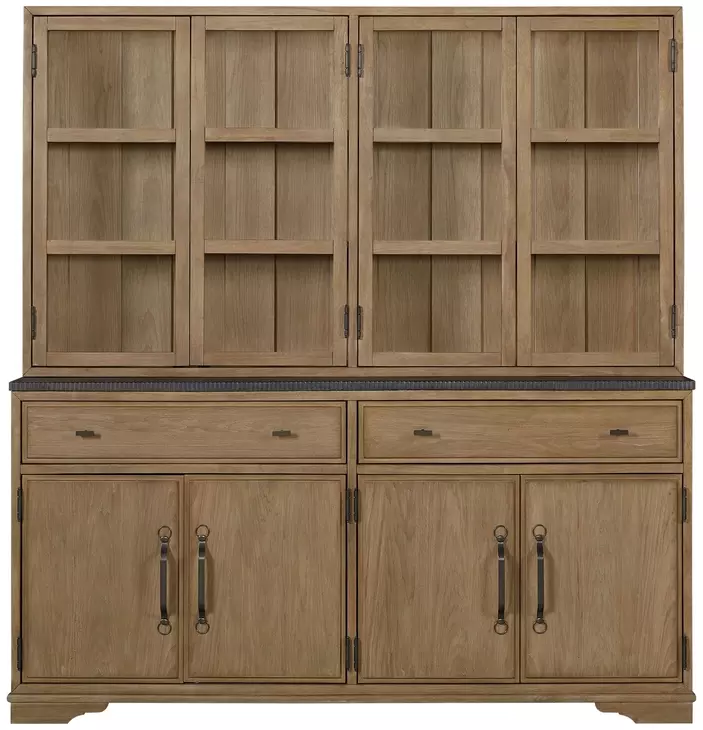 Magnolia Cashew 8 Door Hutch and Buffet