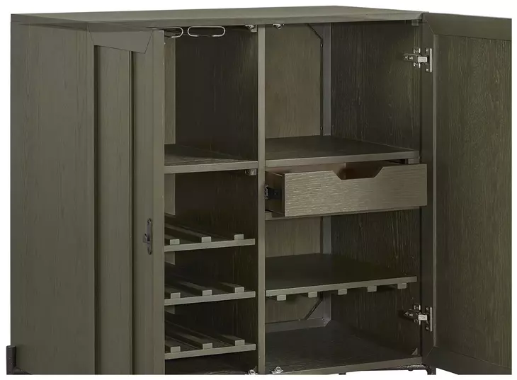 Magnolia Pistachio 2 Door Bar Cabinet