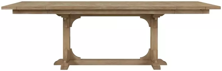 Magnolia Cashew 114" Extendable Rectangular Counter Height Dining Table