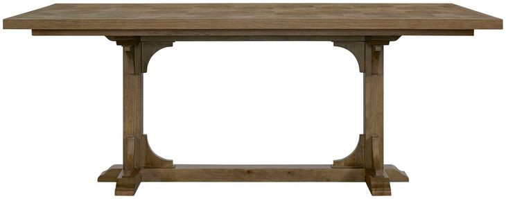Magnolia Almond 114" Extendable Rectangular Counter Height Dining Table