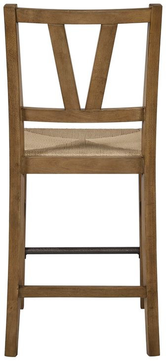 Magnolia Almond Counter Height Slat Back Chair Set of 2