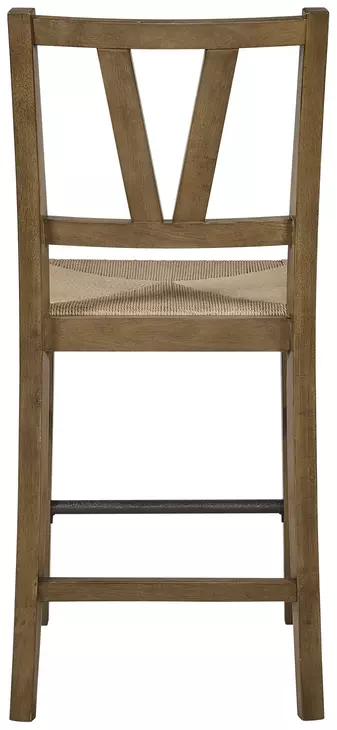 Magnolia Almond Counter Height Slat Back Chair Set of 2