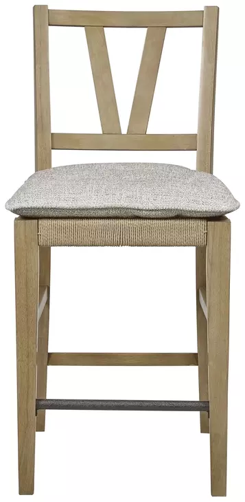 Magnolia Cashew Counter Height Slat Back Chair Set of 2