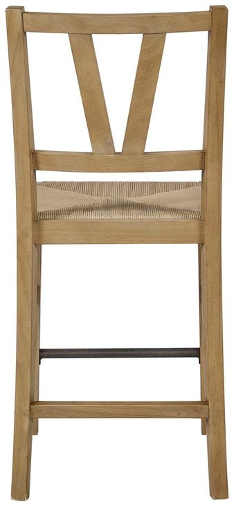 Magnolia Cashew Counter Height Slat Back Chair Set of 2