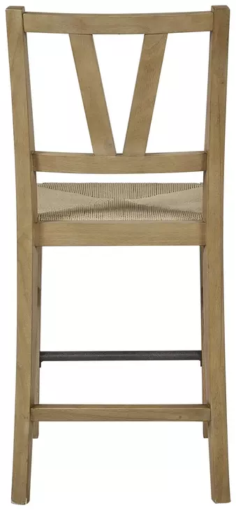 Magnolia Cashew Counter Height Slat Back Chair Set of 2