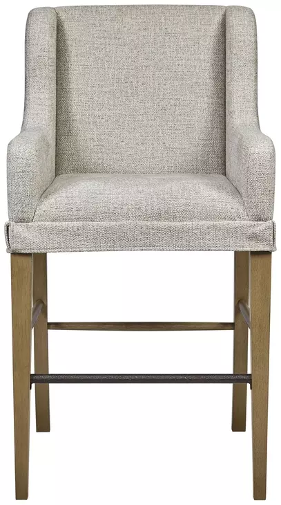 Magnolia Gray Upholstered Bar Stool Set of 2