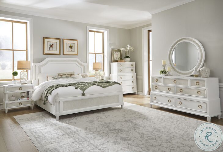 Classic Open Shelf Nightstand, White