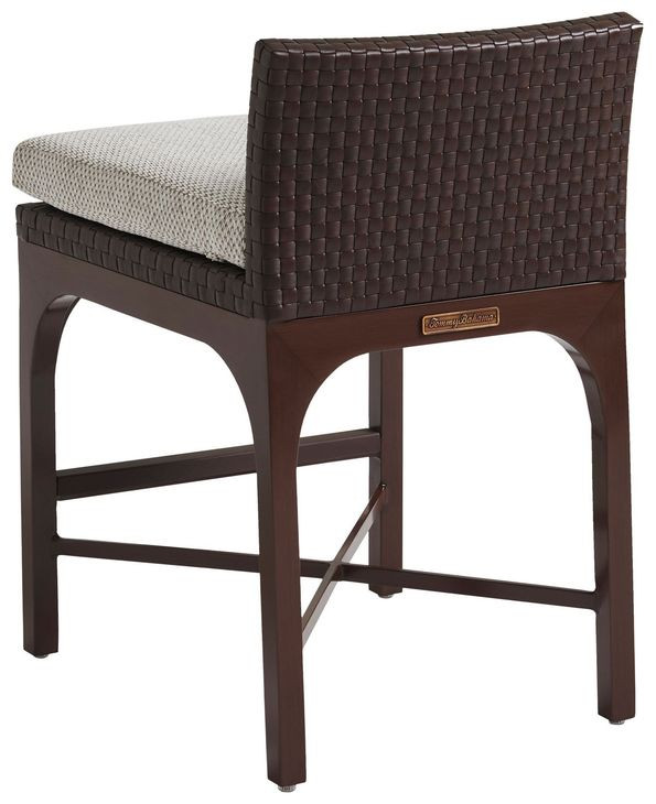 Abaco Upholstered Outdoor Counter Height Stool - Thumbnail 3