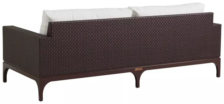 Abaco White Outdoor 88" Sofa
