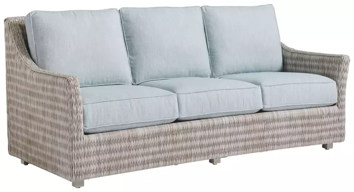 Seabrook Blue Outdoor 82" Sofa