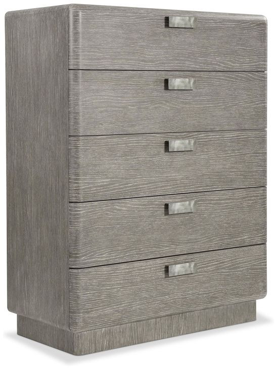 Monolith Brown Tall 5 Drawer Chest