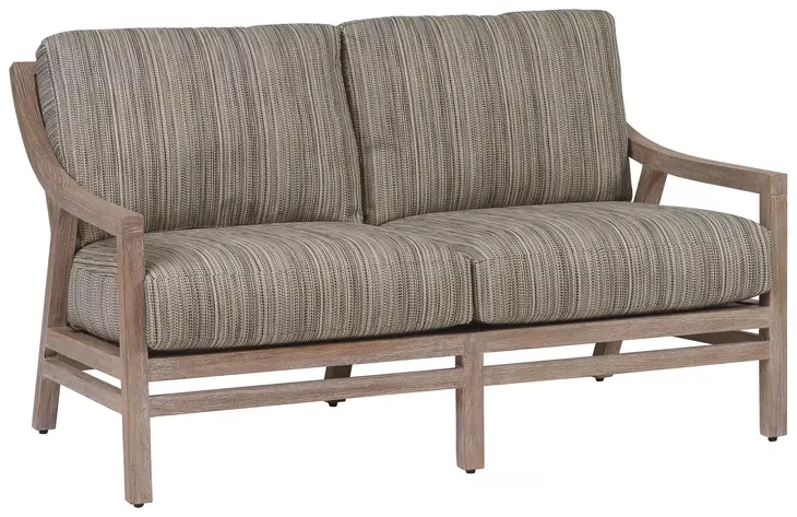 Stillwater Cove Brown Outdoor 57" Loveseat