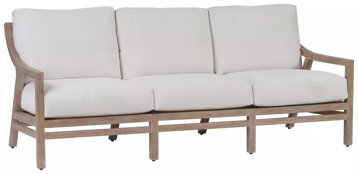 Stillwater Cove Ivory Outdoor 83" Sofa