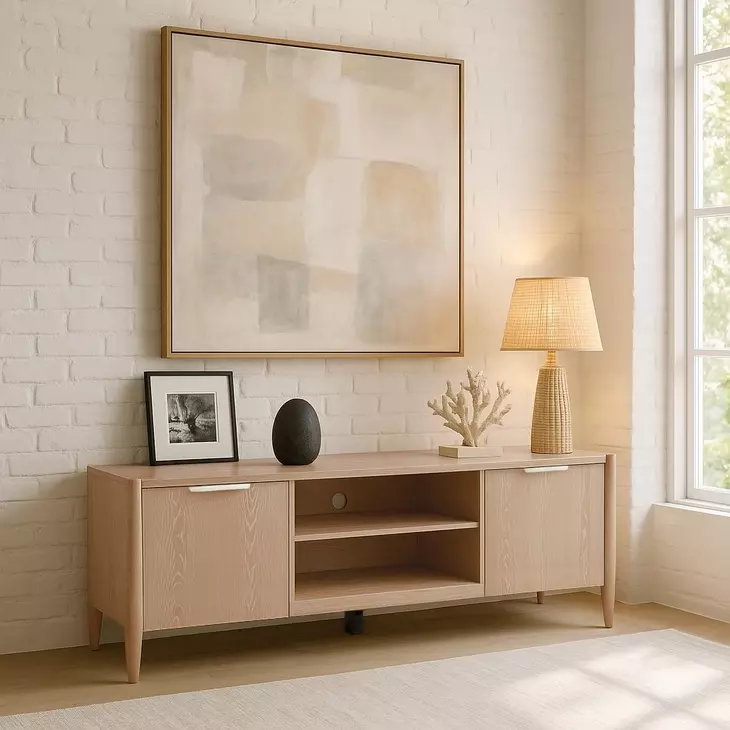 Sinclair Natural 72" TV Stand