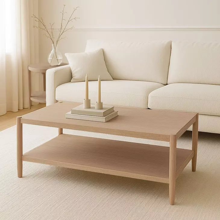Sinclair Natural Rectangular Coffee Table