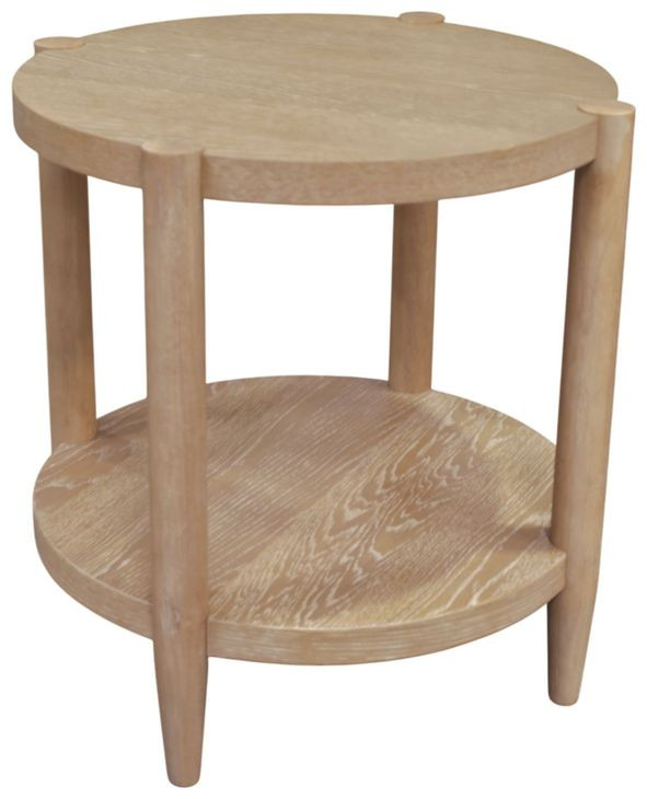Sinclair Natural Round End Table
