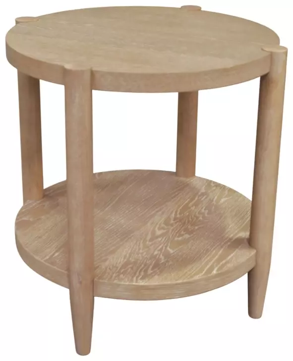 Sinclair Natural Round End Table