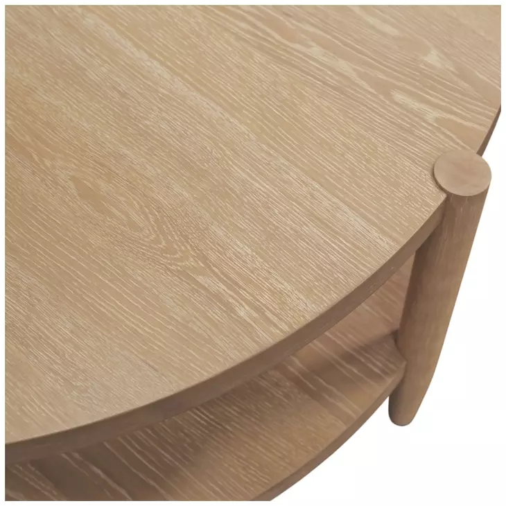 Sinclair Natural Round Coffee Table