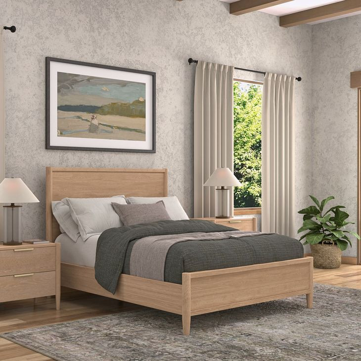 Sinclair Natural Panel Bedroom Set