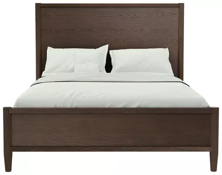 Sinclair Walnut Full Panel Bed