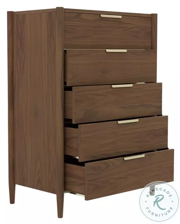 Sinclair Walnut Panel Bedroom Set