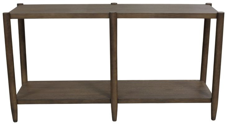 Sinclair Walnut Rectangular Console Table
