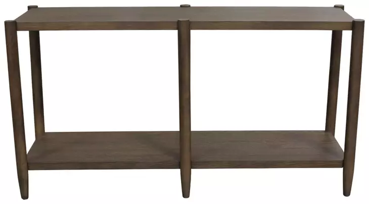 Sinclair Walnut Rectangular Console Table