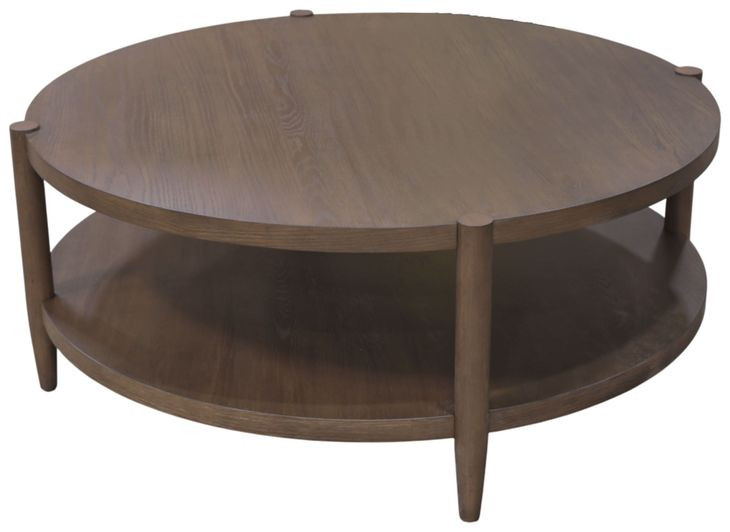 Sinclair Walnut Round Coffee Table