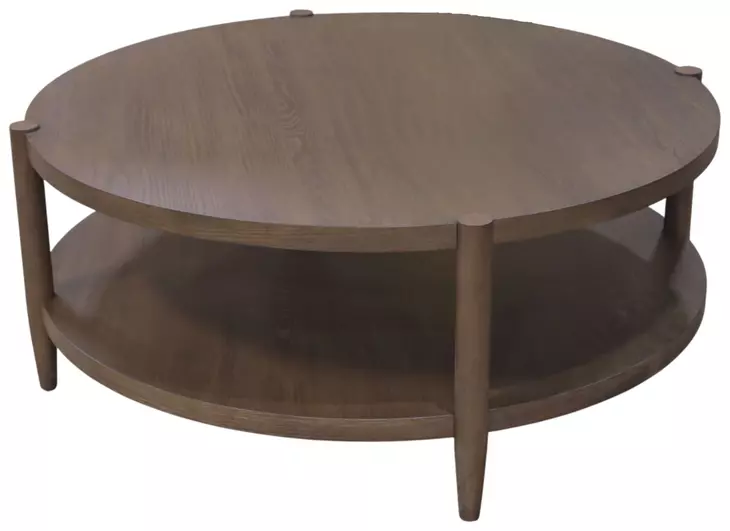 Sinclair Walnut Round Coffee Table