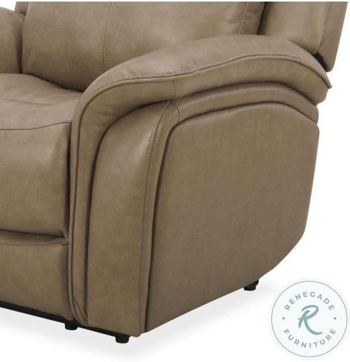 Grant Liverpool Sand Double Power Glider Recliner