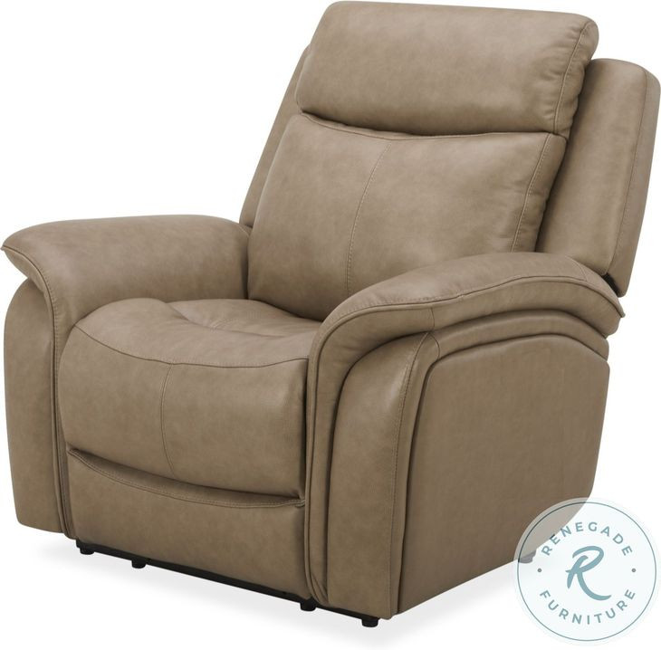 Grant Liverpool Sand Double Power Glider Recliner