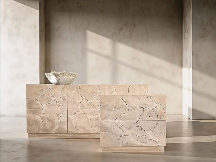 Calavaras Bleached Teak Dresser