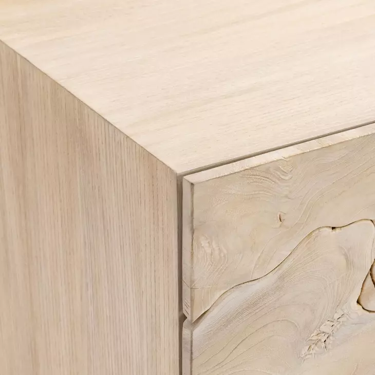 Calavaras Bleached Teak Nightstand