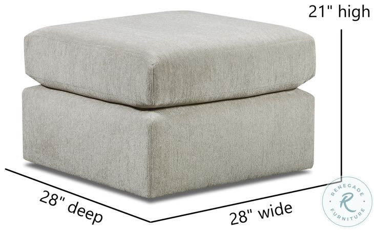 Nolte Pebble Ottoman