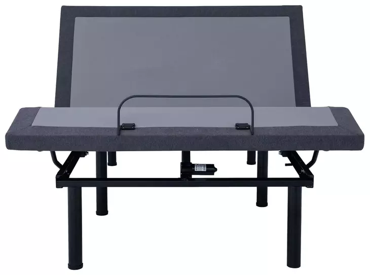 Clara Grey Fabric Queen Adjustable Bed Base