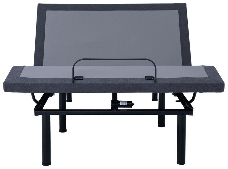 Clara Grey Fabric Twin Xl Adjustable Bed Base
